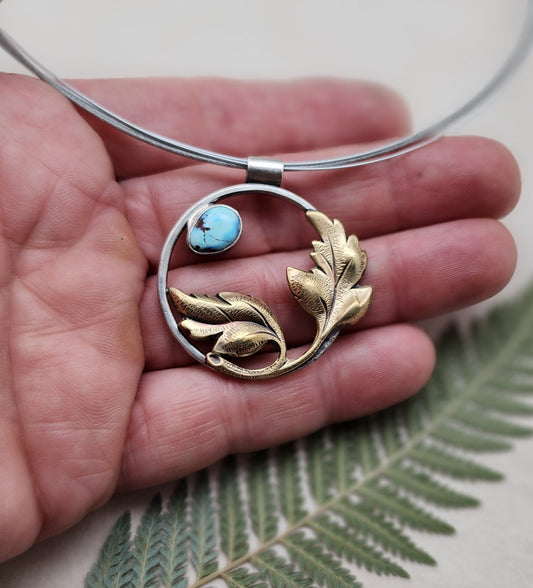 Necklace Golden Tidepool