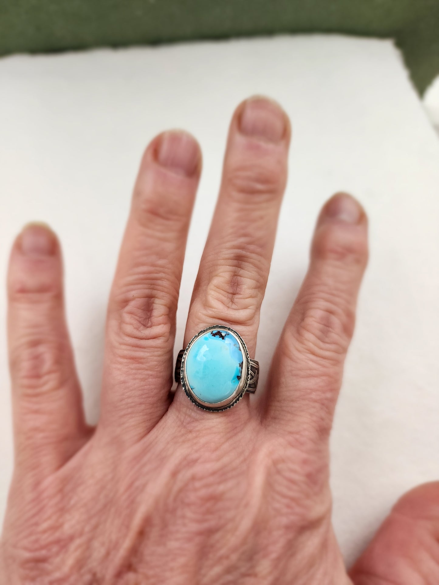 Gold Hills Lavender Turquoise Ring