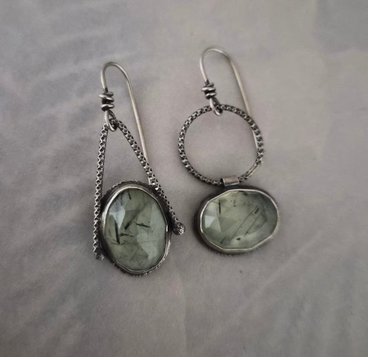 Prehnite Earrings