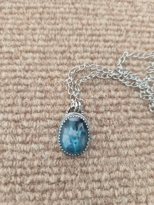 Teal Moss Kyanite