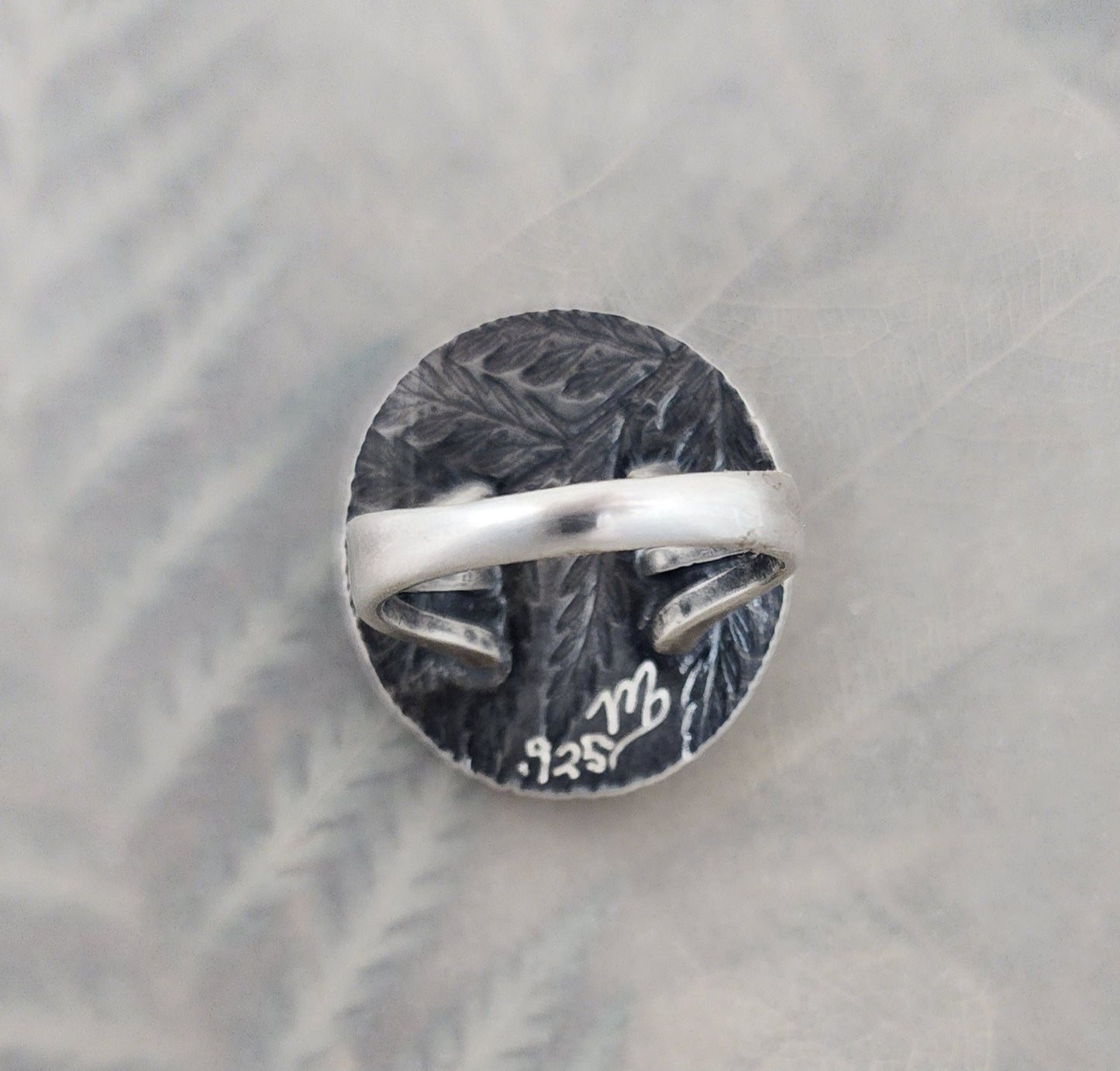 Dendritic Agate Ring
