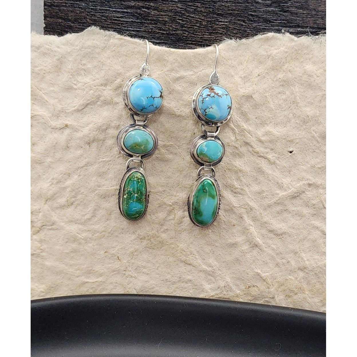 Turquoise Trinity earrings