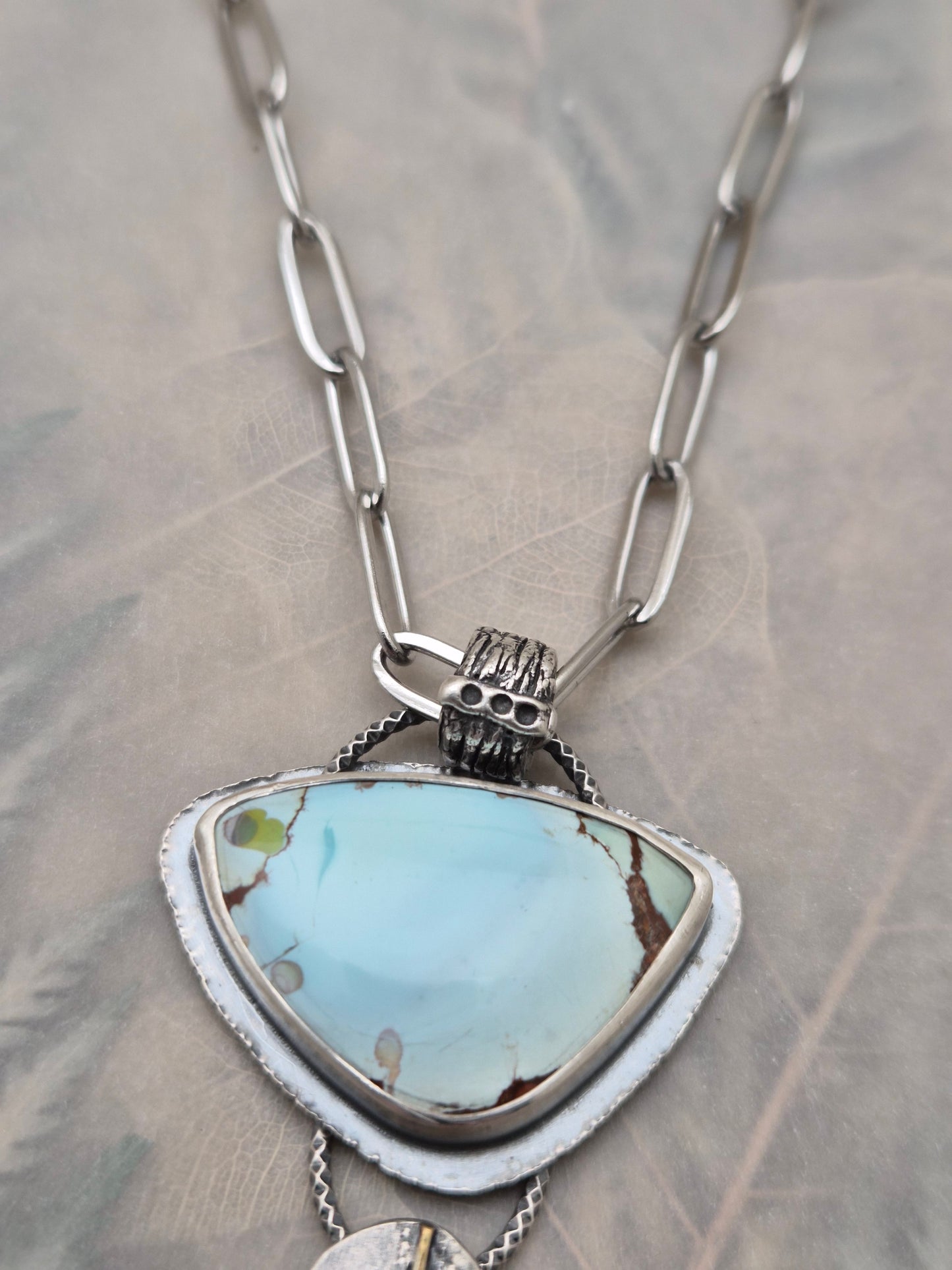 Gobi Desert and Long leaf neaklace