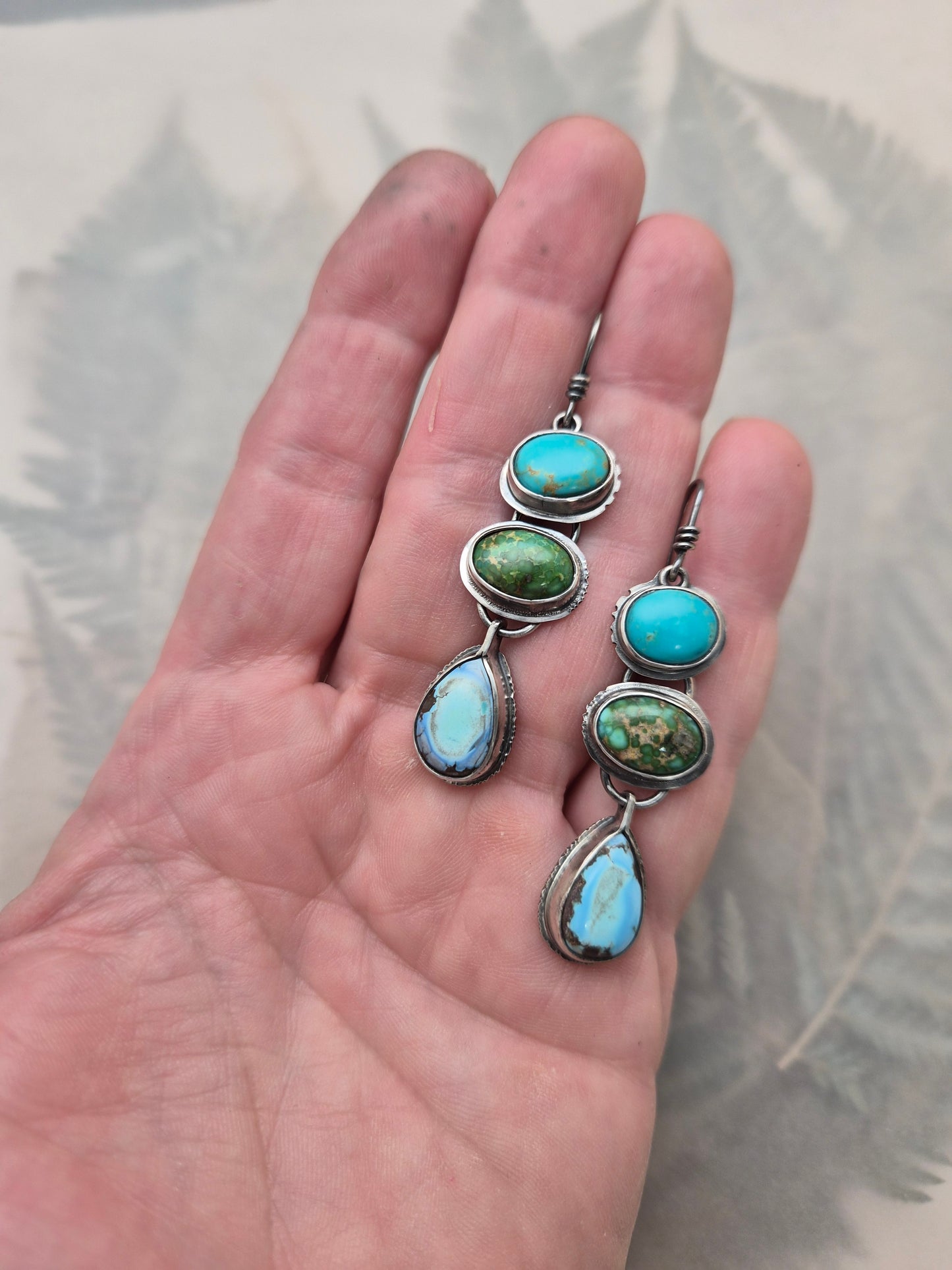 All The Blue-earrings