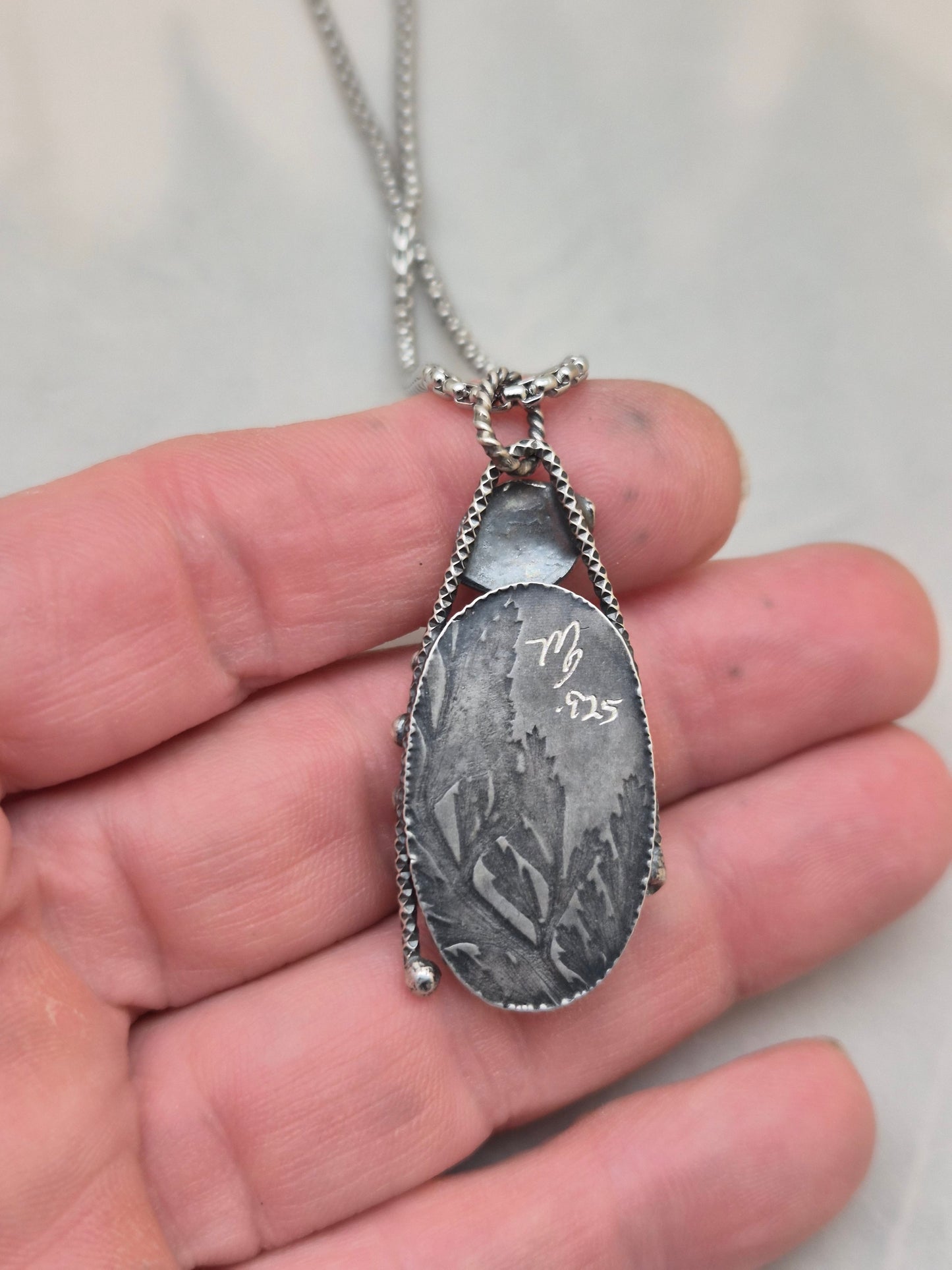 Labradorite Raindrop Necklace
