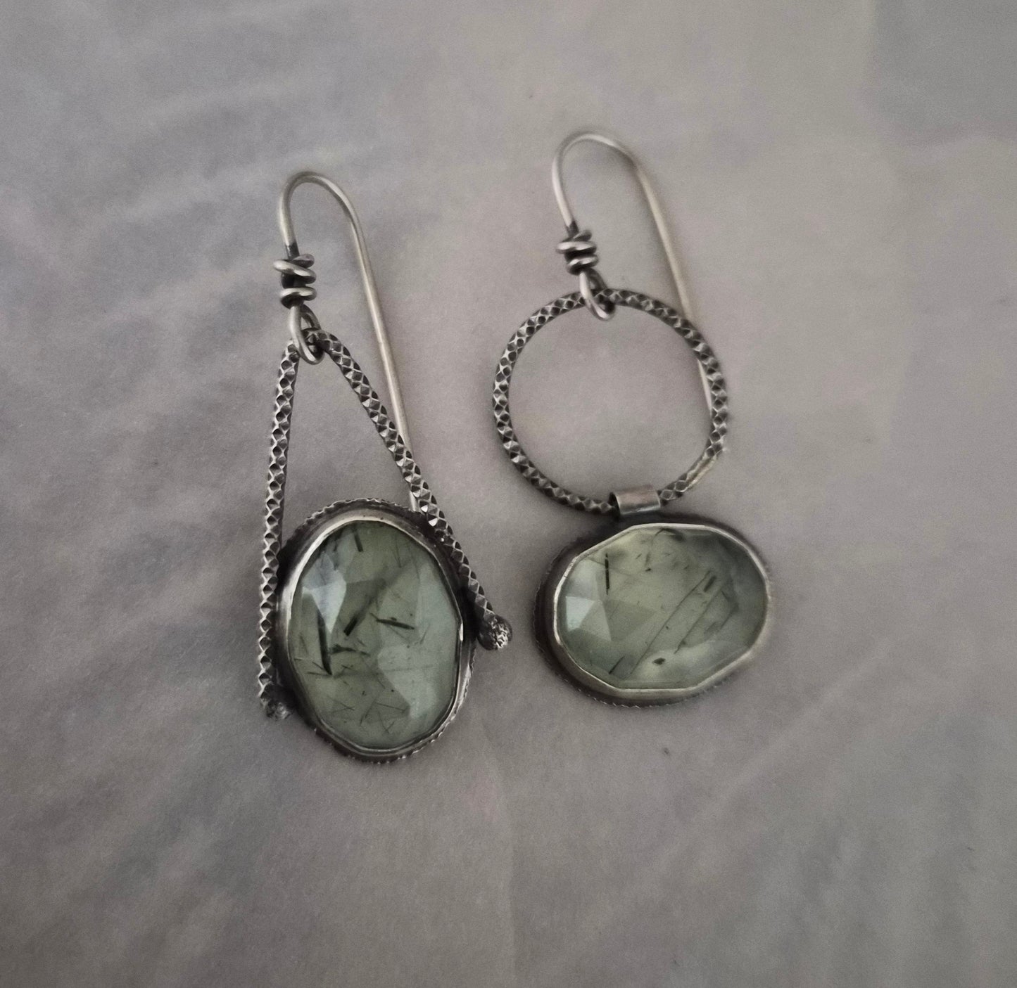 Prehnite Earrings