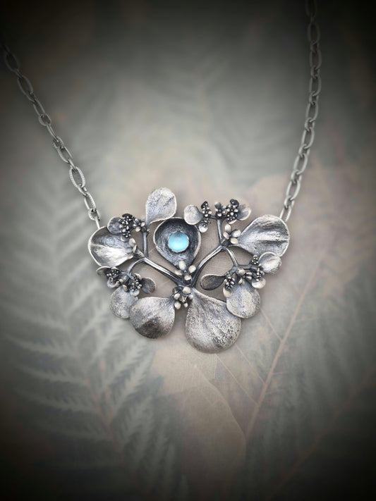 Bouquet-London Blue Topaz necklace