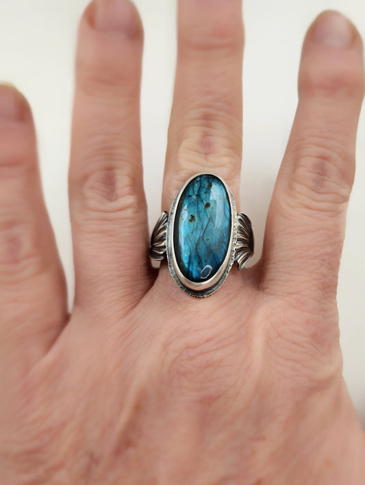 Mystical Labradorite Ring