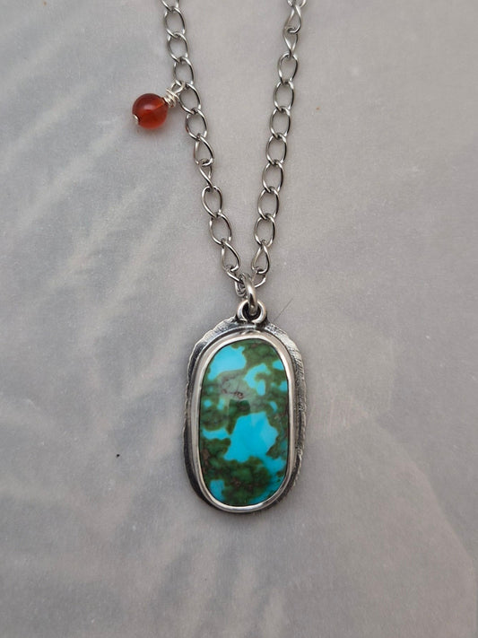 Pebble necklace-Sonoran Mountain turquoise