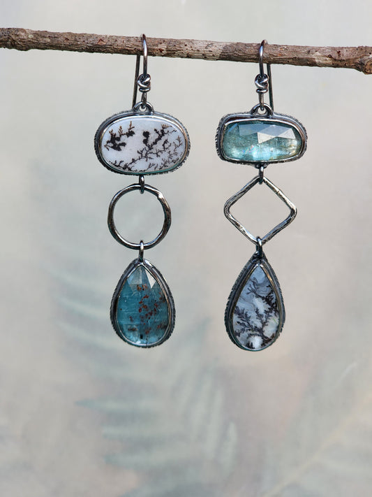 Misty Morning earrings