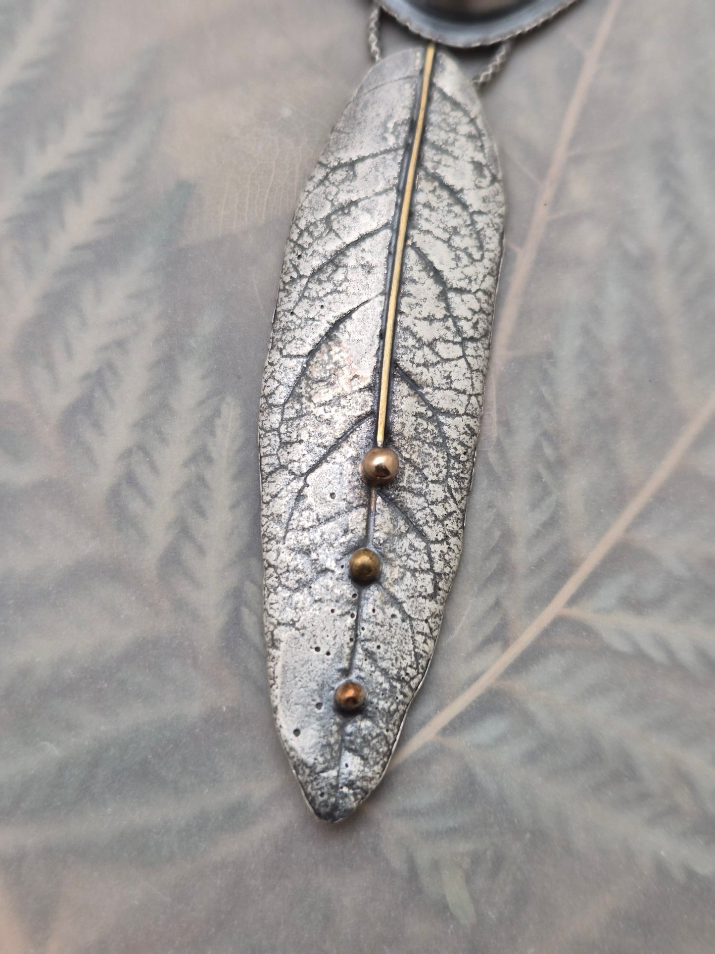 Gobi Desert and Long leaf neaklace