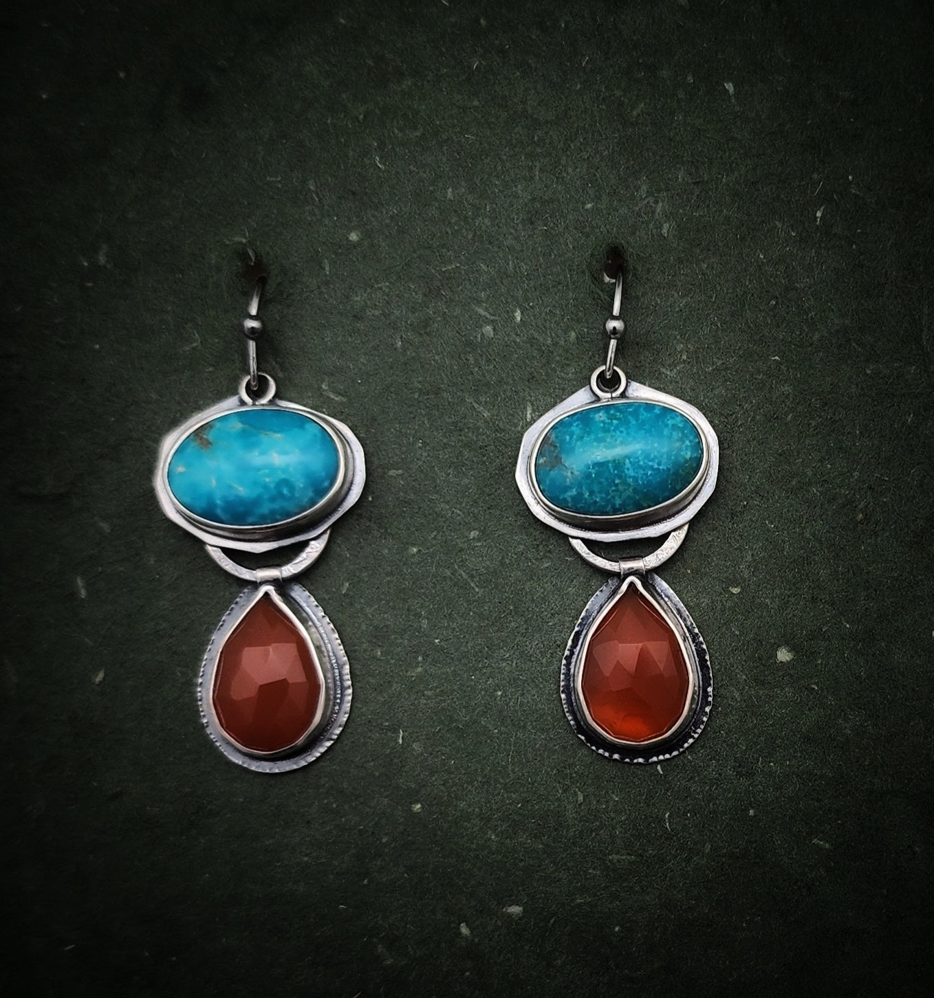 Turquoise and carnelian