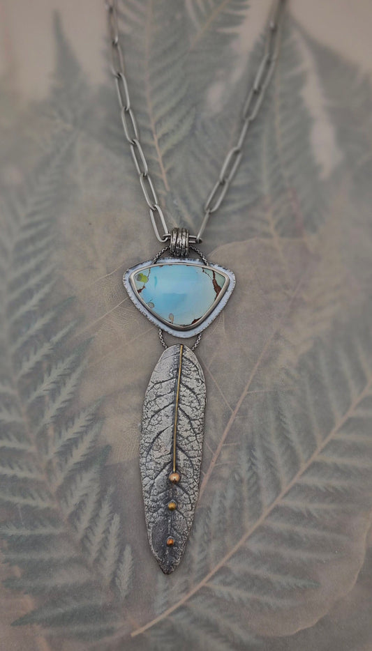 Gobi Desert and Long leaf neaklace