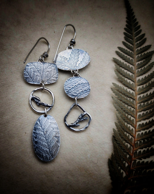 Misty Forest earrings