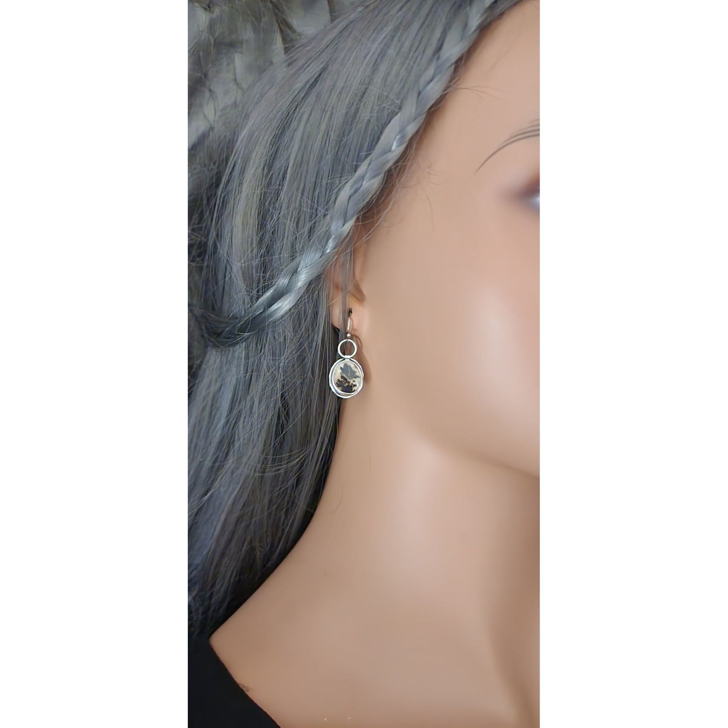 Dendritic Agate Earrings