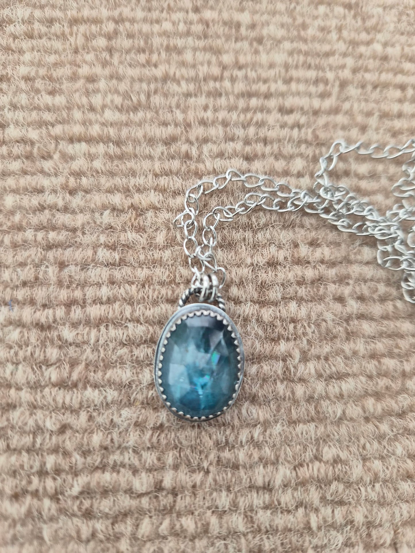 Teal Moss Kyanite
