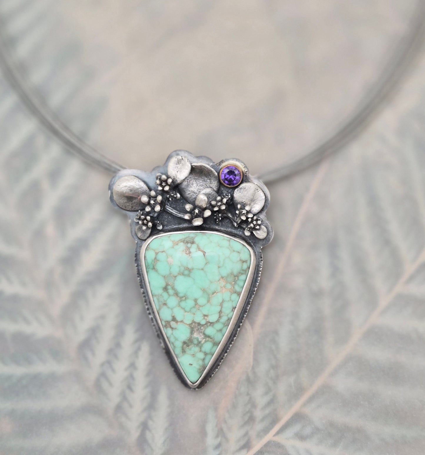 Bloom with Australian Variscite necklace
