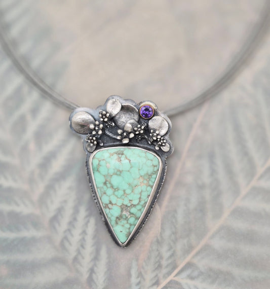 Bloom with Australian Variscite necklace