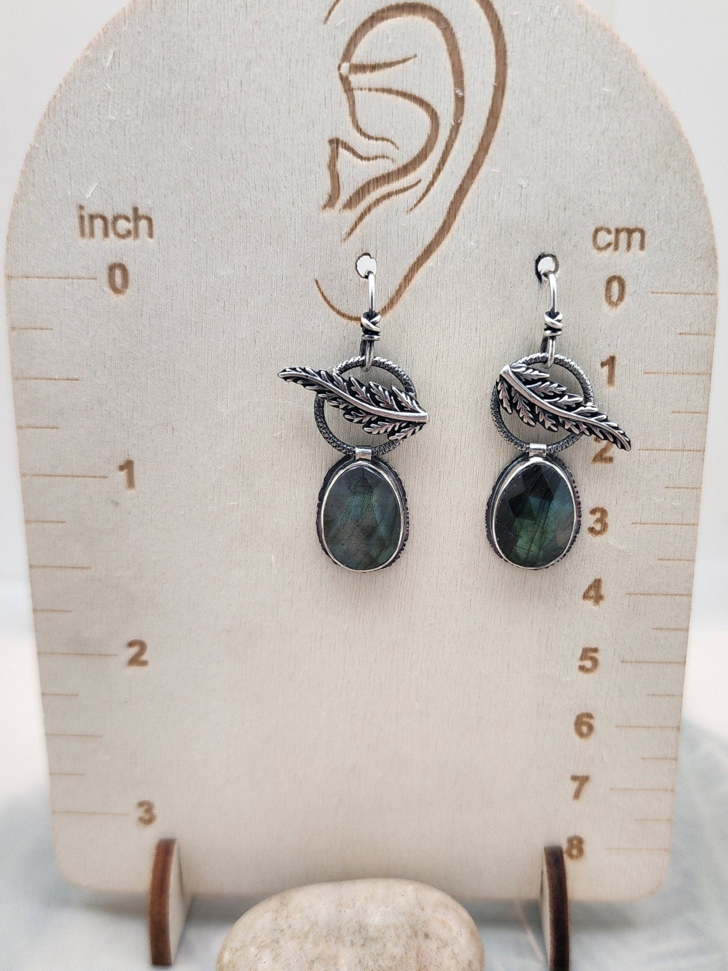 Labradorite Fern earrings