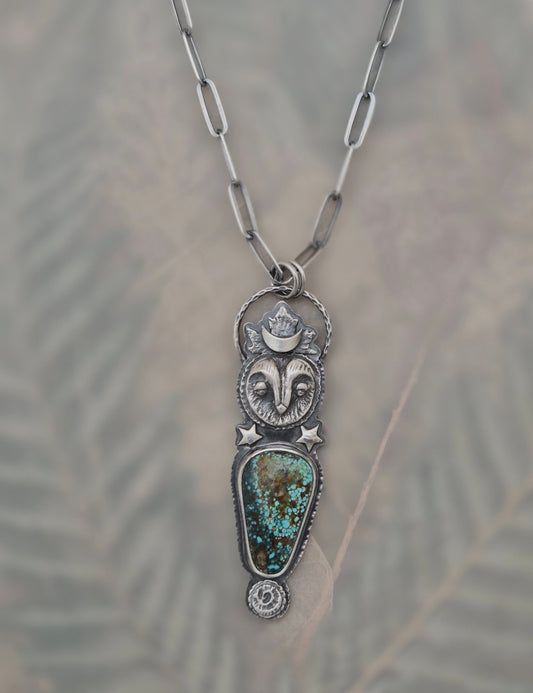 Mage Owl Arianna Twidletwig necklace