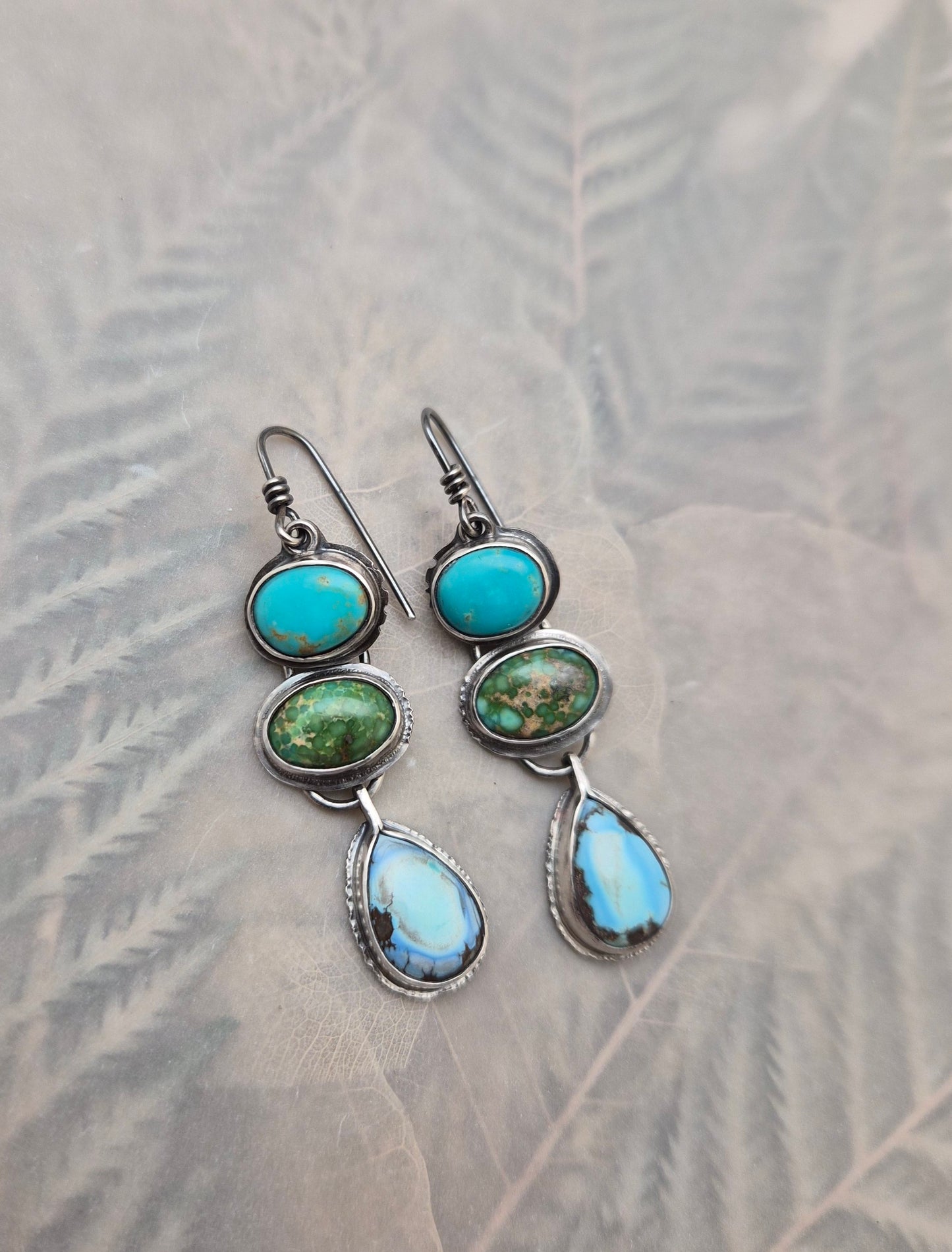 All The Blue-earrings