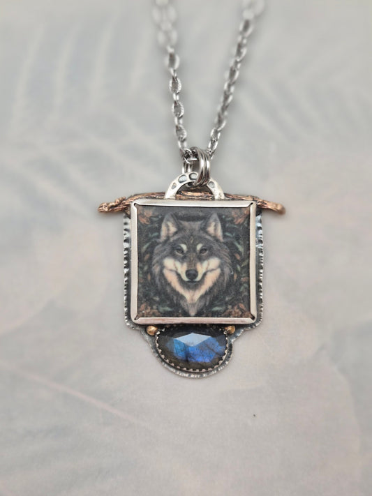Limited Edition-Spirit Animal Amulet-Canus Lupus.
