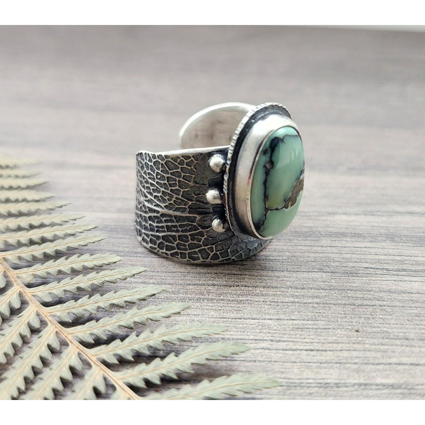 Desert Bloom sage ring