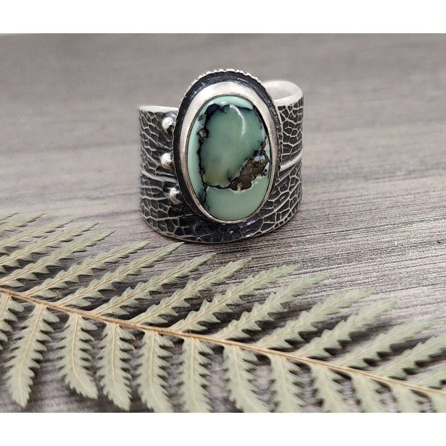 Desert Bloom sage ring