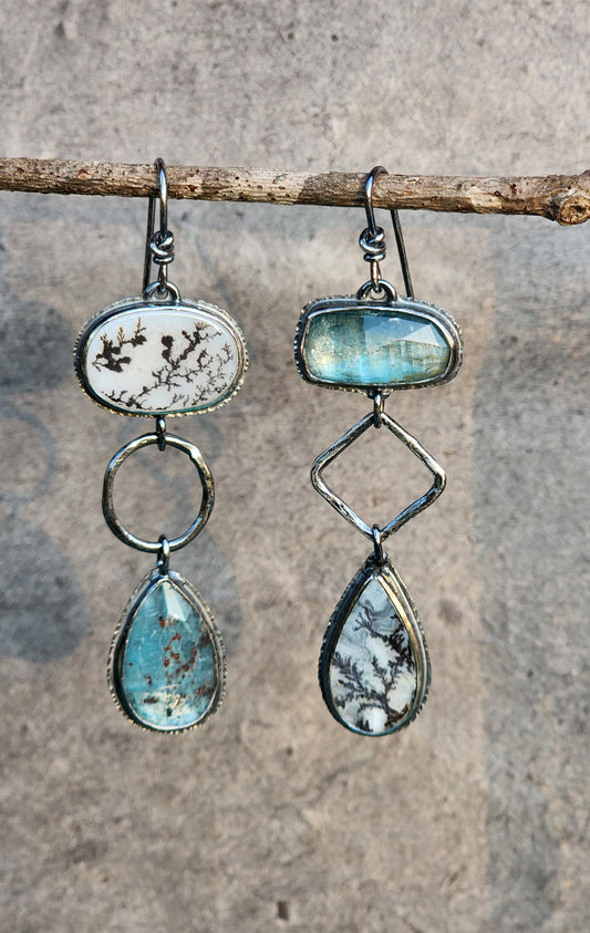 Misty Morning earrings
