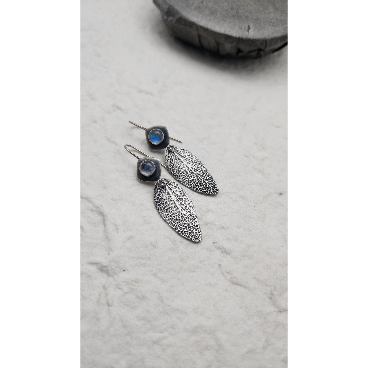 Sage Moonstone earrings